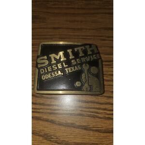 Vintage Smith Disesel Service Dynabuckle Texas Odessa